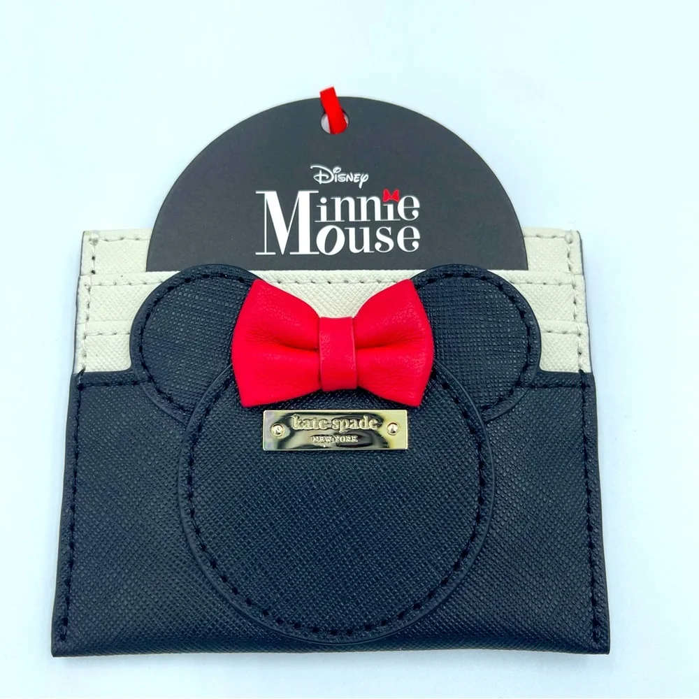 Kate Spade x Disney Minnie Mouse Card Case NWT